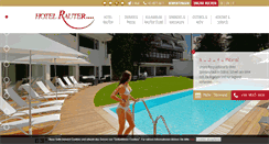 Desktop Screenshot of hotel-rauter.at